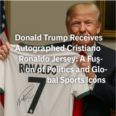 Donald Trump Receives Autographed Cristiano Ronaldo Jersey: A Fusion of Politics and Global Sports Icons